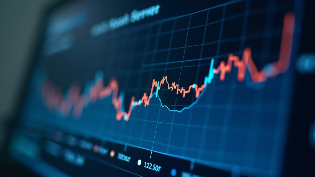 Graphique montrant l'évolution des prix de l'électricité en Europe avec courbes de tendance colorées